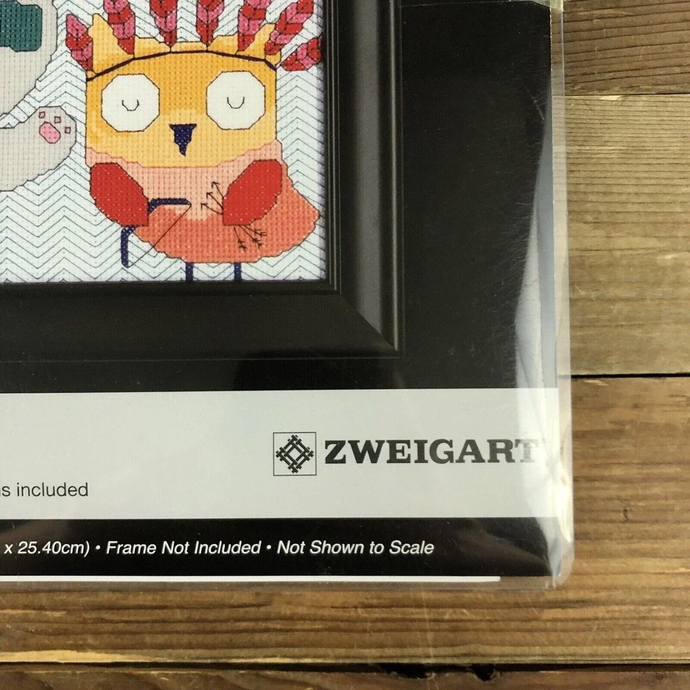 Zweigart Owl Bunny Playtime Cross‎ Stitch Craft Sewing Kit Set Artiste #1576651